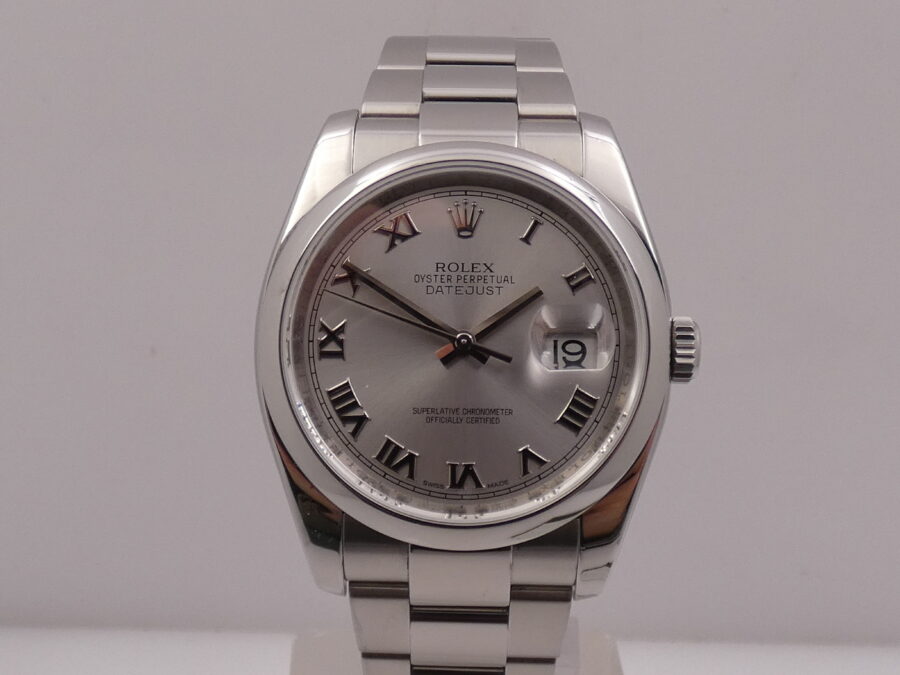 Rolex Datejust 36 116200 GARANZIA ITALIA Anno 2013 Automatico Oyster Bracelet Acciaio - immagine 8