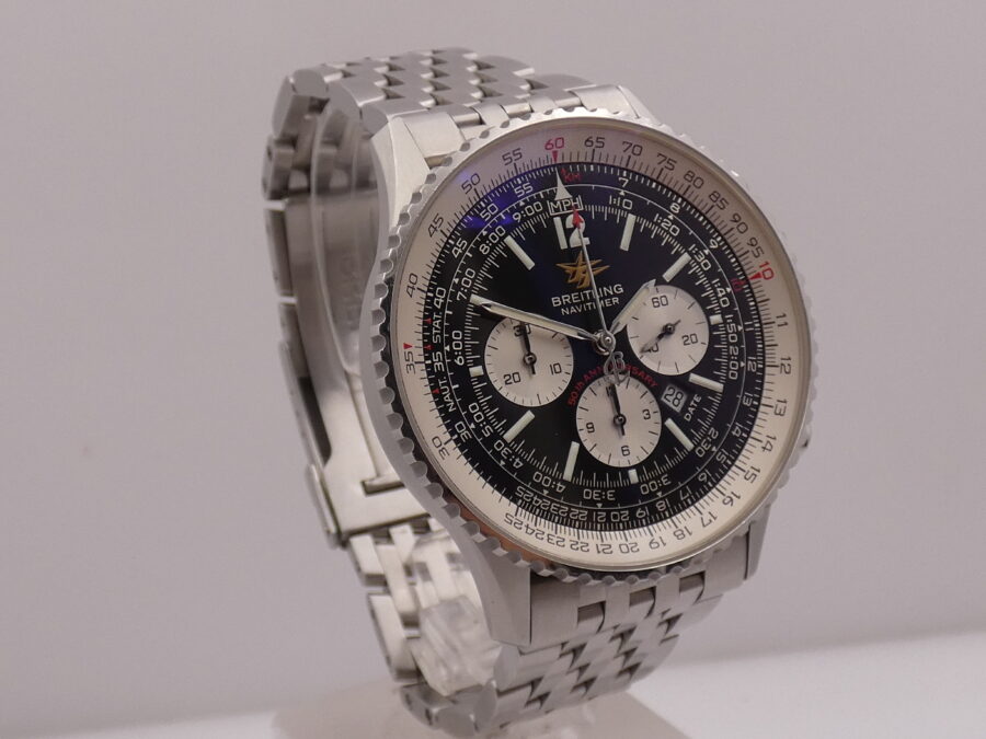 Cronografo Breitling Navitimer 50th Anniversary A41322 BOX&PAPERS Italy Automatico ANNO 2003 Braccialato Acciaio - immagine 9