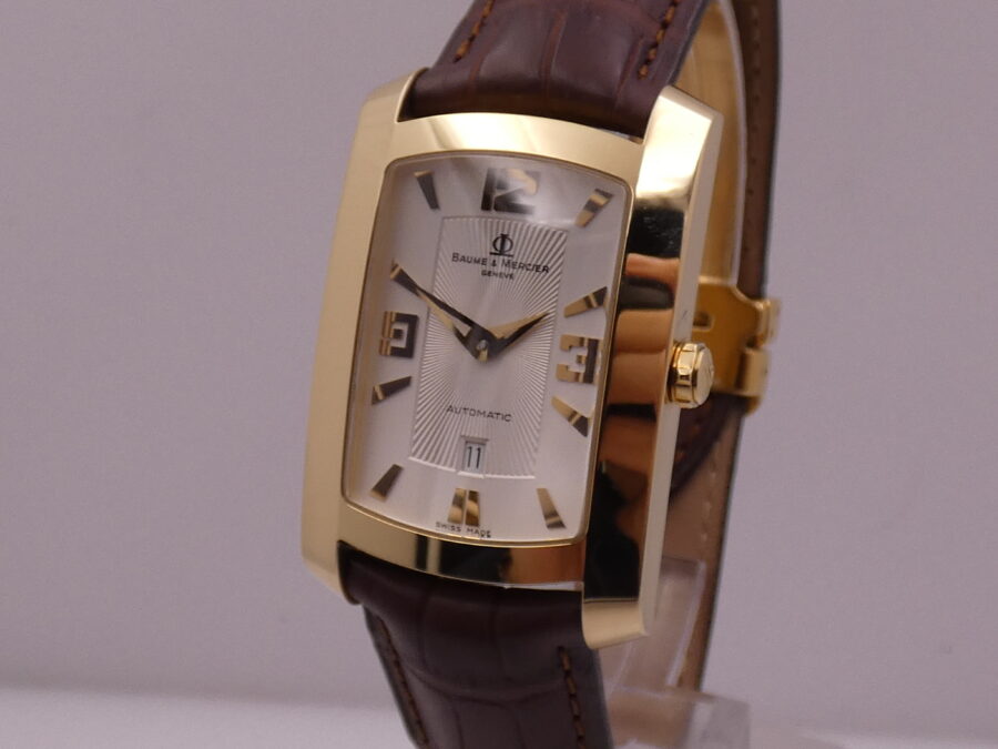 Baume & Mercier Hampton MV045225 18Kt Solid Gold NEW BOX&PAPERS Automatic Date - immagine 9