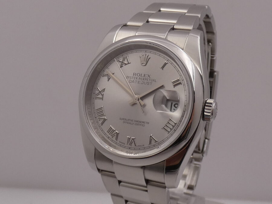 Rolex Datejust 36 116200 GARANZIA ITALIA Anno 2013 Automatico Oyster Bracelet Acciaio - immagine 9