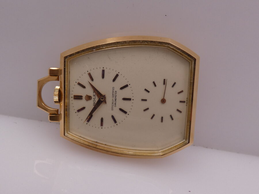 Rolex Prince Very RARE and Highly UNUSUAL Pocket Imperial Prince 18Kt Rosè 9248 With BOX Anno 1958 - immagine 10