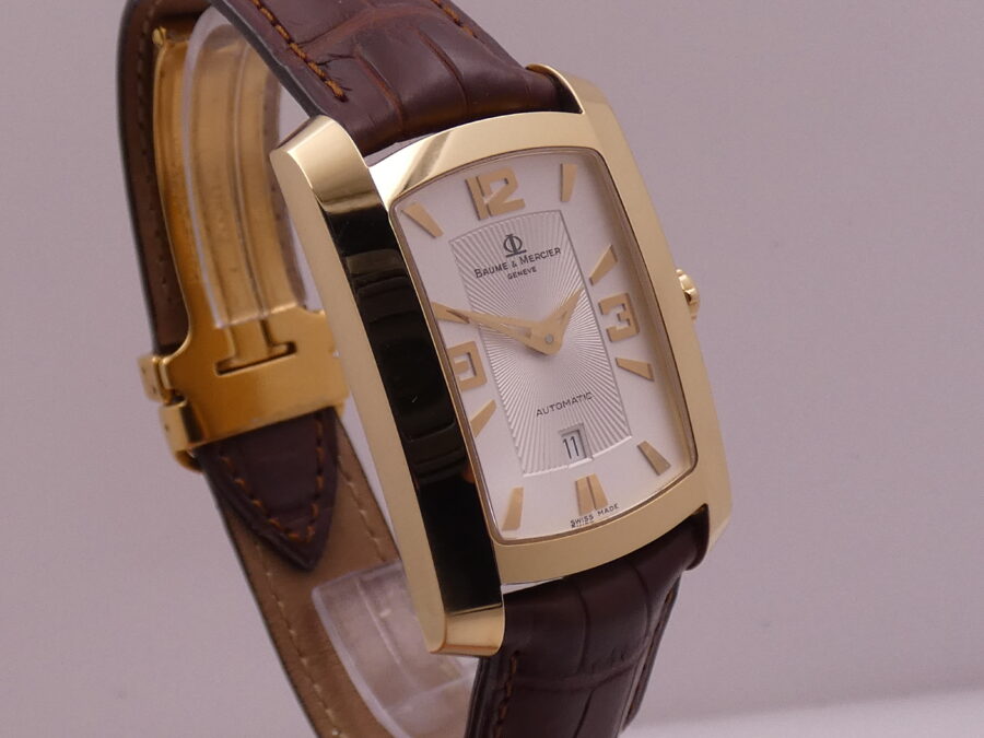 Baume & Mercier Hampton MV045225 18Kt Solid Gold NEW BOX&PAPERS Automatic Date - immagine 10